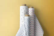 Simple flowers patterns and frames, a Pattern Graphic by Daria Balaeva (Thumbnail 7 of 9)