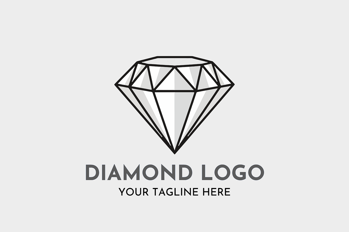 Diamond Logo Design Luxury Crystal, a Branding & Logo Template by Megafox Studio (Photo 2 of 2)
