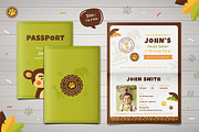 Safari Passport Birthday Invitation, an Invitation Template by Vynetta (Thumbnail 2 of 4)