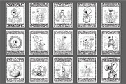 57 Alien & Space Coloring Pages, an Object Illustration by Blue Digital Studio (Thumbnail 3 of 4)