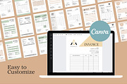 50 Invoice Templates Canva Editable, a Templates & Theme by TemplateCastleStore (Thumbnail 8 of 10)