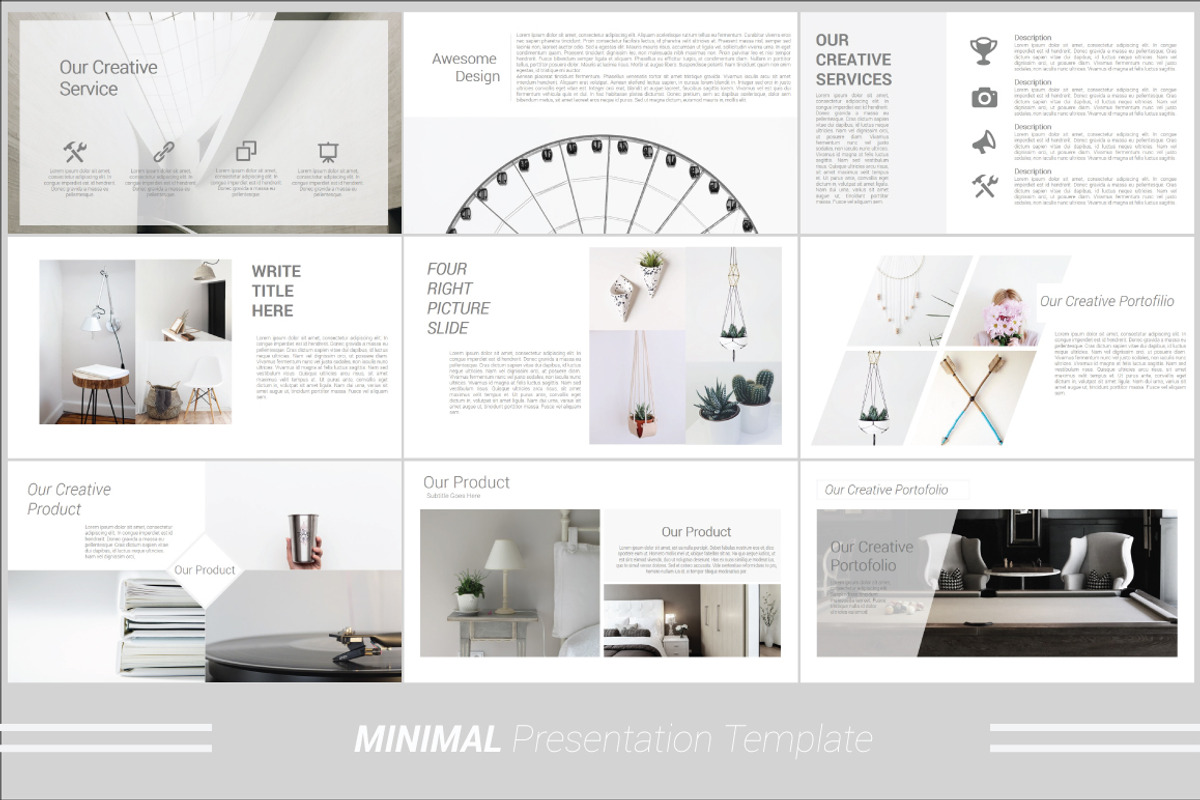 Minimal Powerpoint Template, a Presentation Template by Presentation Official (Photo 4 of 11)