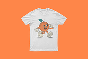 Orange Fruit Cartoon Character, a Food Illustration by ™Creasi (Thumbnail 6 of 7)