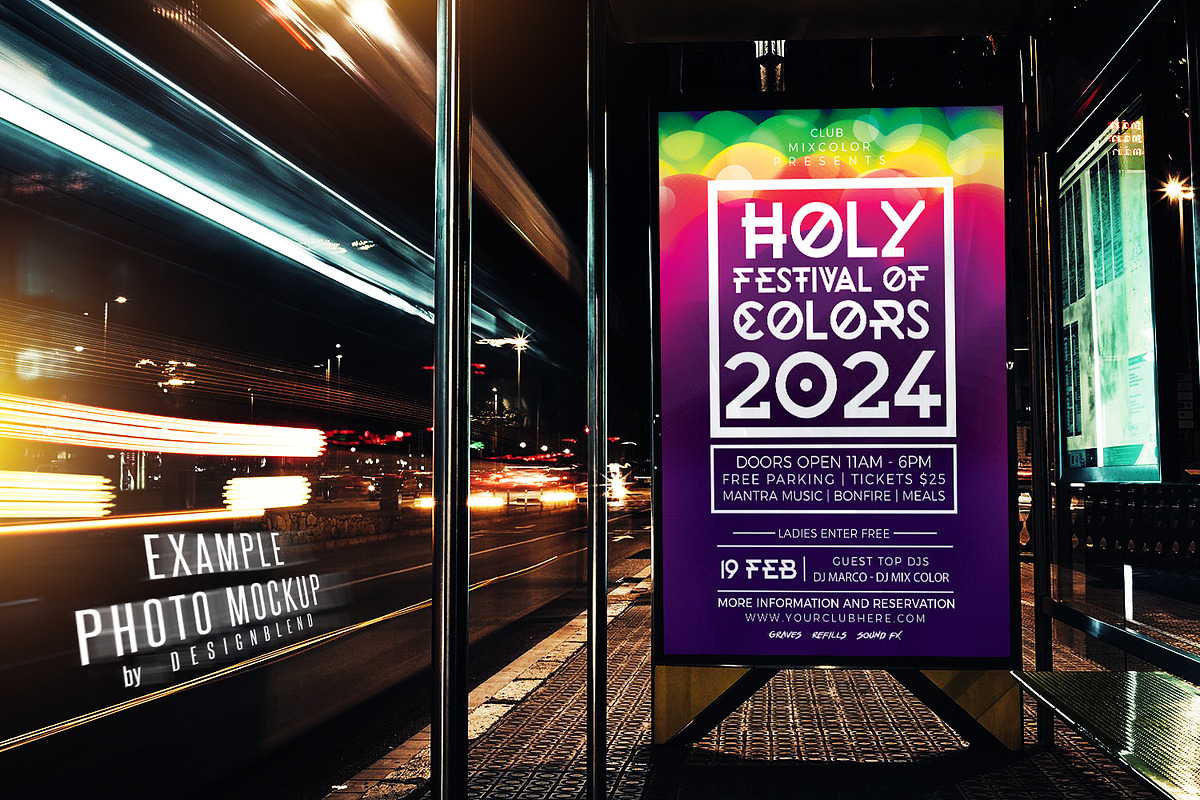 Festival Of Colors Flyer Template, a Flyer Template by designblends@gmail.com (Photo 3 of 3)
