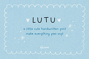 LUTU - Handwritten Font, a Handwritten Font by byherline (Thumbnail 1 of 5)