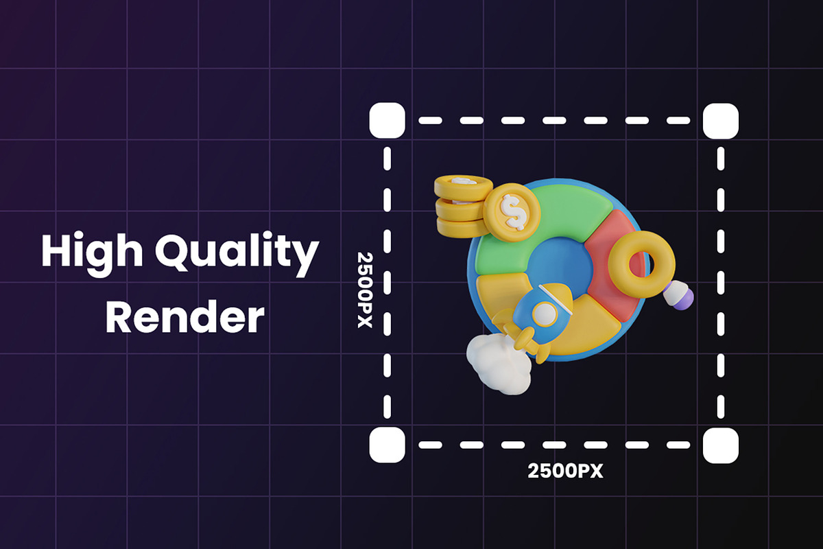 Business 3D Icon Design, an Object Graphic by Artnivora.Std (Photo 2 of 4)
