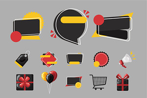 Promotional Sale Elements Pack, a Templates & Theme by studiogstock