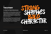 Broken Vale - Display Typeface, a Handwritten Font by Hasbi Creative (Thumbnail 2 of 11)