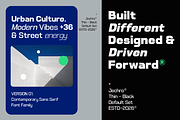 Jechro - Modern Geometric Family, a Sans Serif Font by Say Studio (Thumbnail 8 of 10)