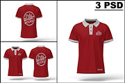 Polo T-Shirt Mockup, an Apparel Mockup by mockupbuys (Thumbnail 1 of 8)