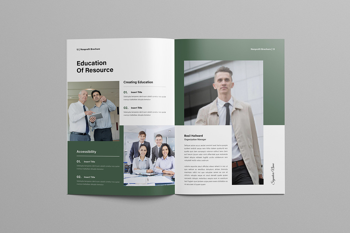 Nonprofit Brochure | Canva & Word, a Brochure Template by HiveArts (Photo 7 of 9)