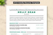 Nurse Resume Template, a Resume Template by ResumeInventor (Thumbnail 1 of 9)