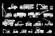 Big set of construction equipment, a Transportation Illustration by WINS Doodle shop (Thumbnail 6 of 7)