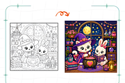 Magic Whimsy Magical Coloring Book, a Decorative Illustration by Coco Bloom (Thumbnail 7 of 8)
