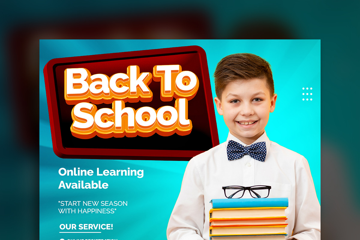 Education Social Media Post Template, a Social Media Template by mdmijanur0187