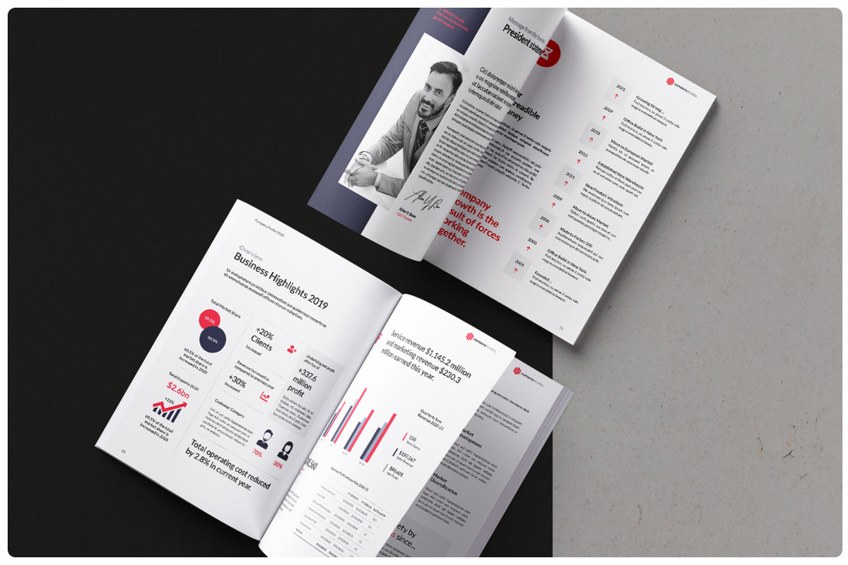 Company Profile Brochure, a Brochure Template by StudioGraficso (Photo 5 of 10)