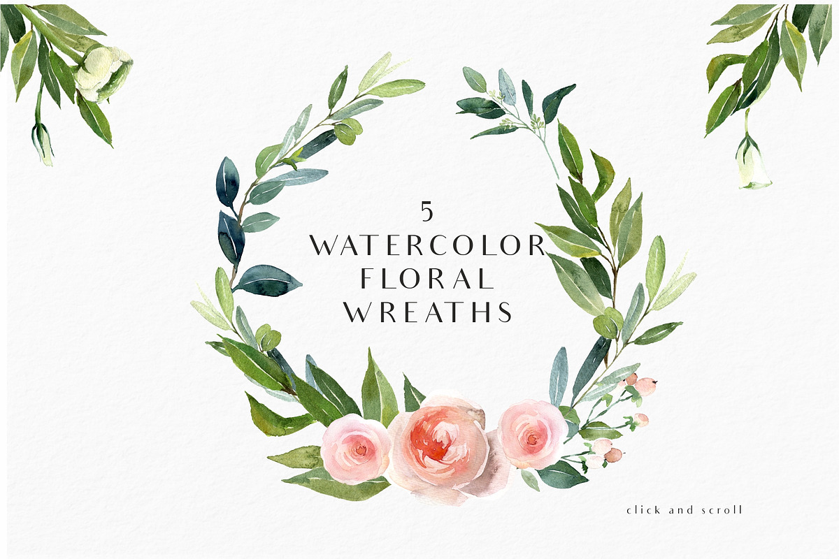 SALE! Summer garden - floral graphic, an Illustration by Youksy (Photo 8 of 24)