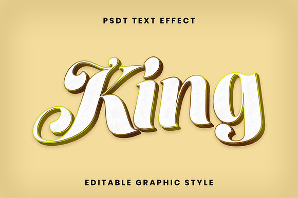 Ornate Embossed Script Text Effect preview 2