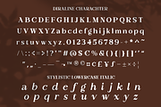 Diraline - Modern Serif Font, a Serif Font by RagamKata (Thumbnail 9 of 10)