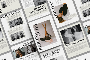 Photographer Pricing Template Canva, a Marketing Template by Blush Created