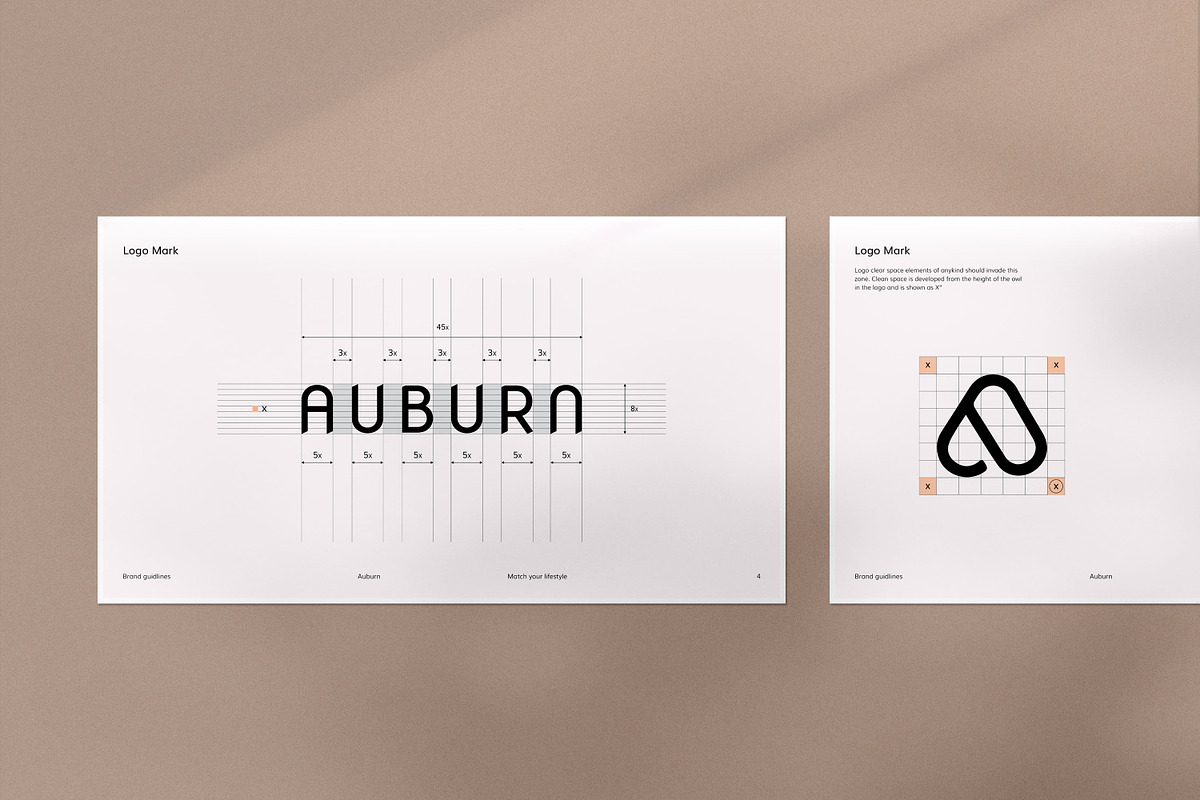Auburn – Brand Guidelines, a Presentation Template by S A N D Y (Photo 5 of 10)