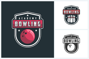 Bowling logo sport design template, a Branding & Logo Template by jundio studio