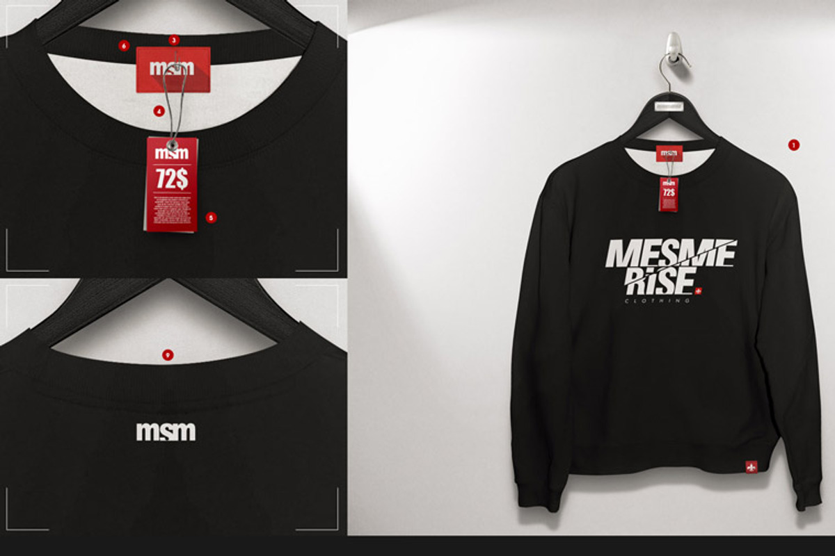 Hoodie / Blouse On 5 Stages Mock-up, a Hoody Mockup by Mocca Mockups Store (Photo 7 of 69)