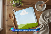 Kitchen hot pad mockup, a Household Mockup by Rami's Mockups (Thumbnail 1 of 3)