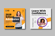 Modern Education Social Media Post, a Social Media Template by MightyDesign (Thumbnail 3 of 8)