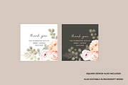 Greenery floral  favor tag - M. Word, a Stationery Template by PAPPERMINT RESUME STUDIO (Thumbnail 2 of 2)