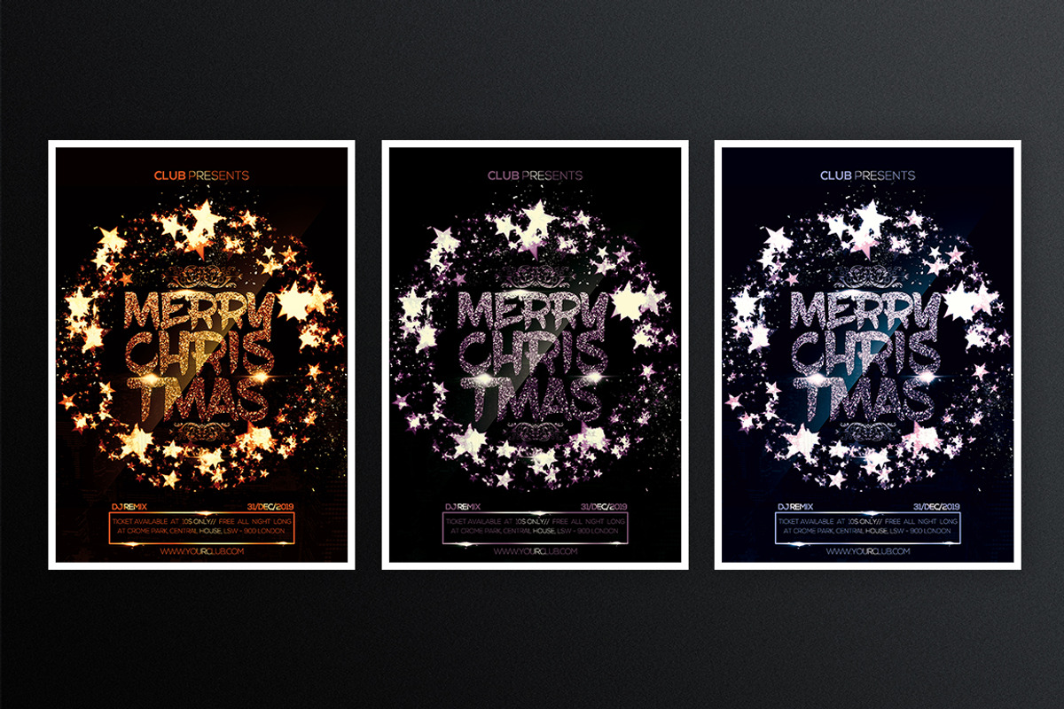 Christmas star, a Flyer Template by What a Story (Photo 3 of 5)