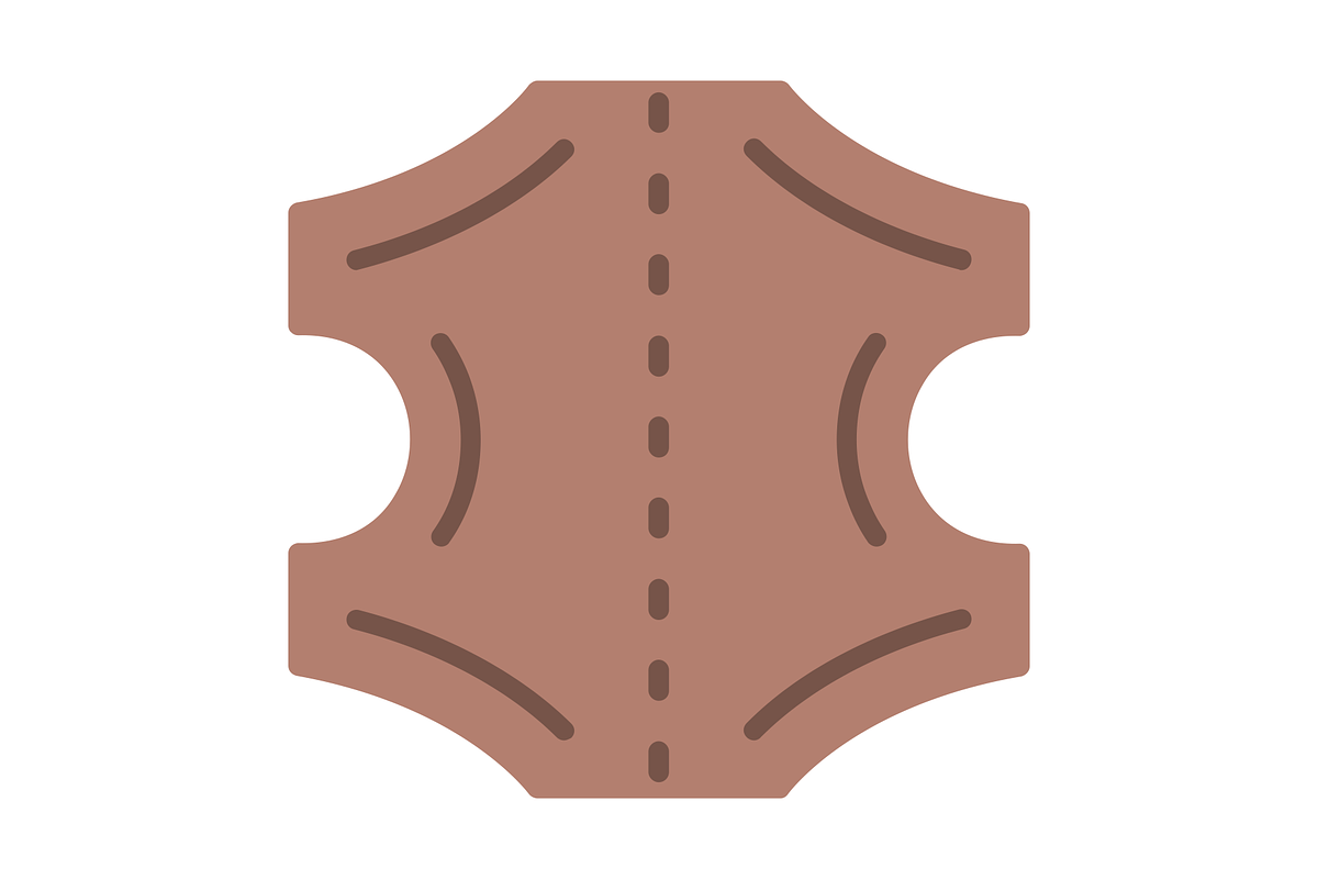 Leather Flat Icon, a Duotone Icon by Pexelpy (Photo 2 of 2)