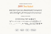 Zippy The Robot - Handwritten Font, a Handwritten Font by Kaya Fonts (Thumbnail 14 of 20)