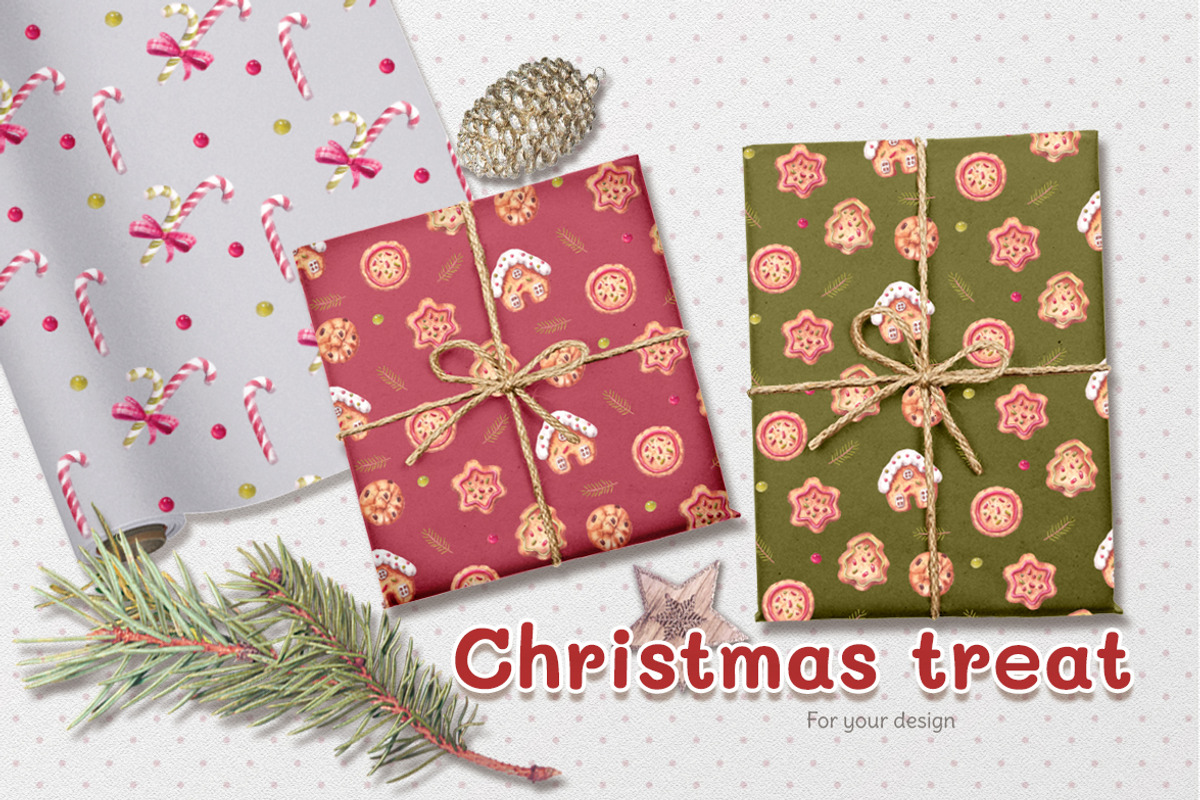 40% OFF. Christmas treat, a Decorative Illustration by oKOLOstyle (Photo 3 of 7)
