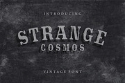 Strange Cosmos Vintage Display Font, a Serif Font by Vintage Font Lab (Thumbnail 1 of 2)