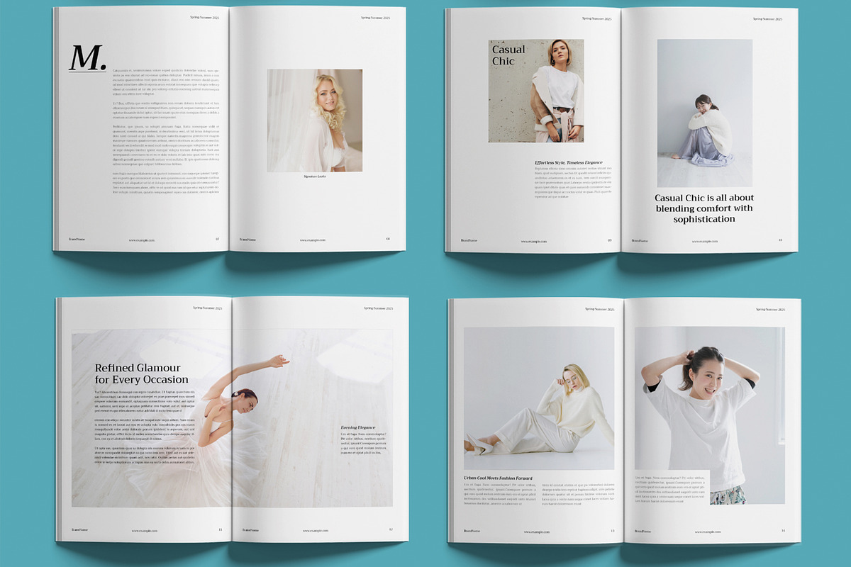 Brands Fashion Lookbook Design Ideas | Creative Market