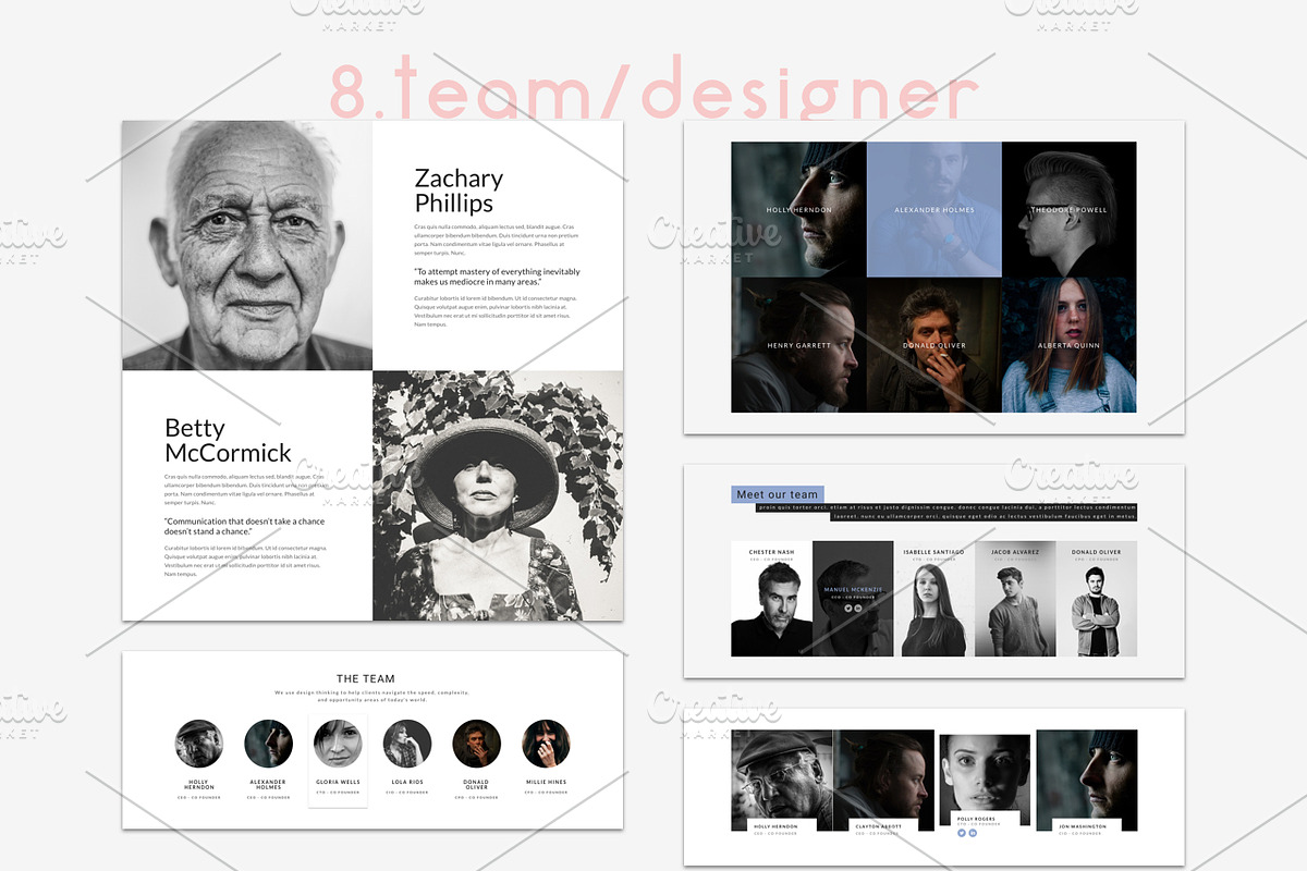 4ocal Web UI Kit Bundle, an UI Kit Template by 4EB Studio (Photo 10 of 14)