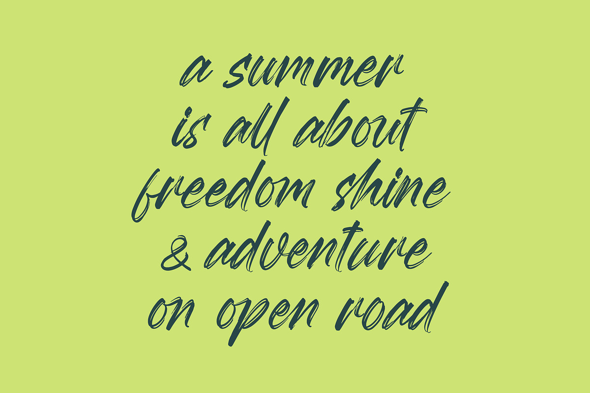 Megatter Breathin Modern Bruh Font, a Script Font by Letterena Studios Script (Photo 12 of 15)