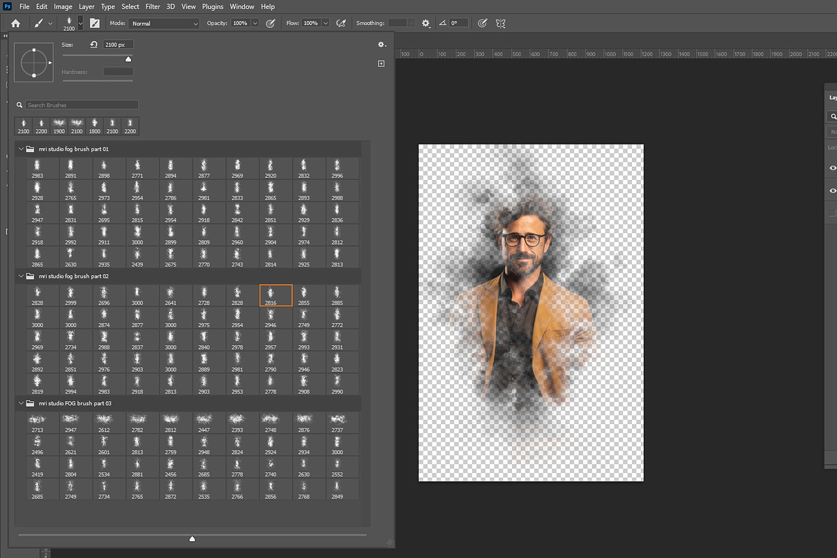 150 Photoshop Fog Brush & Png Bundle, a Brush Add-On by MRI STUDIO (Photo 14 of 21)