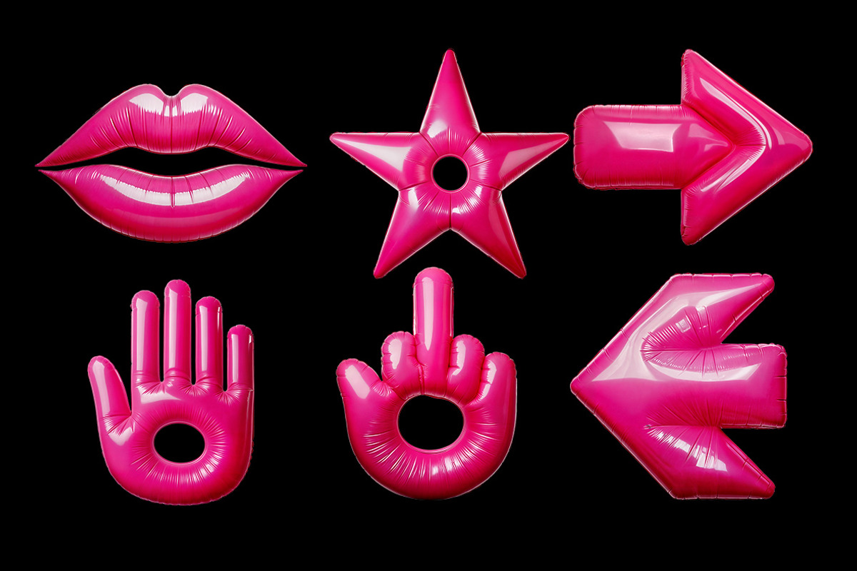 Pink Balloon Font, a Sans Serif Font by Handmadefont (Photo 10 of 21)