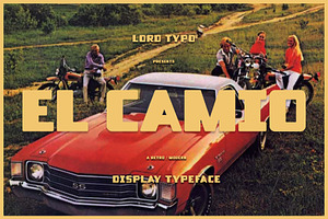 EL CAMIO — Retro/Modern Display Font