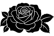Rose Silhouette File Bundle, a Decorative Illustration by Designer_Momina (Thumbnail 5 of 21)