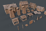 Wooden Village, an Architecture 3D Model by Beatheart Creative Studio (Thumbnail 4 of 22)