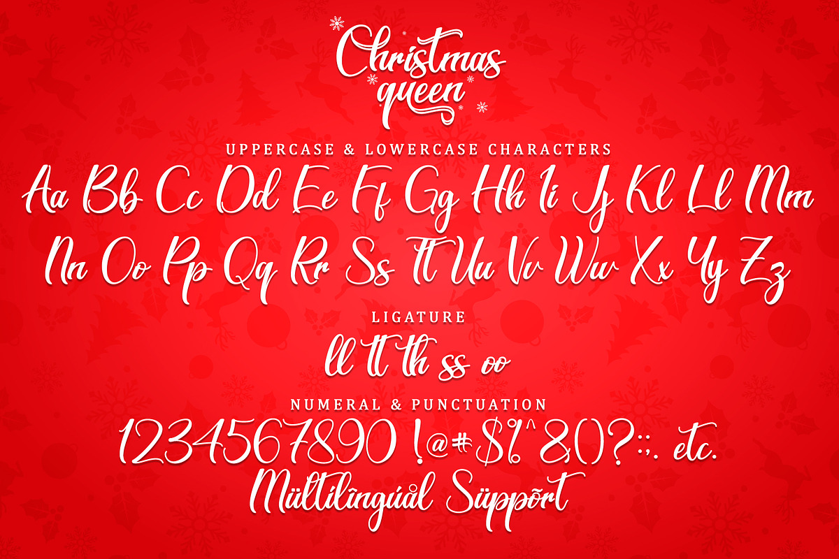 Christmas Queen - Modern Calligraphy, a Handwritten Font by alifryanzulfikar (Photo 7 of 10)