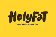 Holyfat, a Sans Serif Font by Weape Studio (Thumbnail 1 of 7)