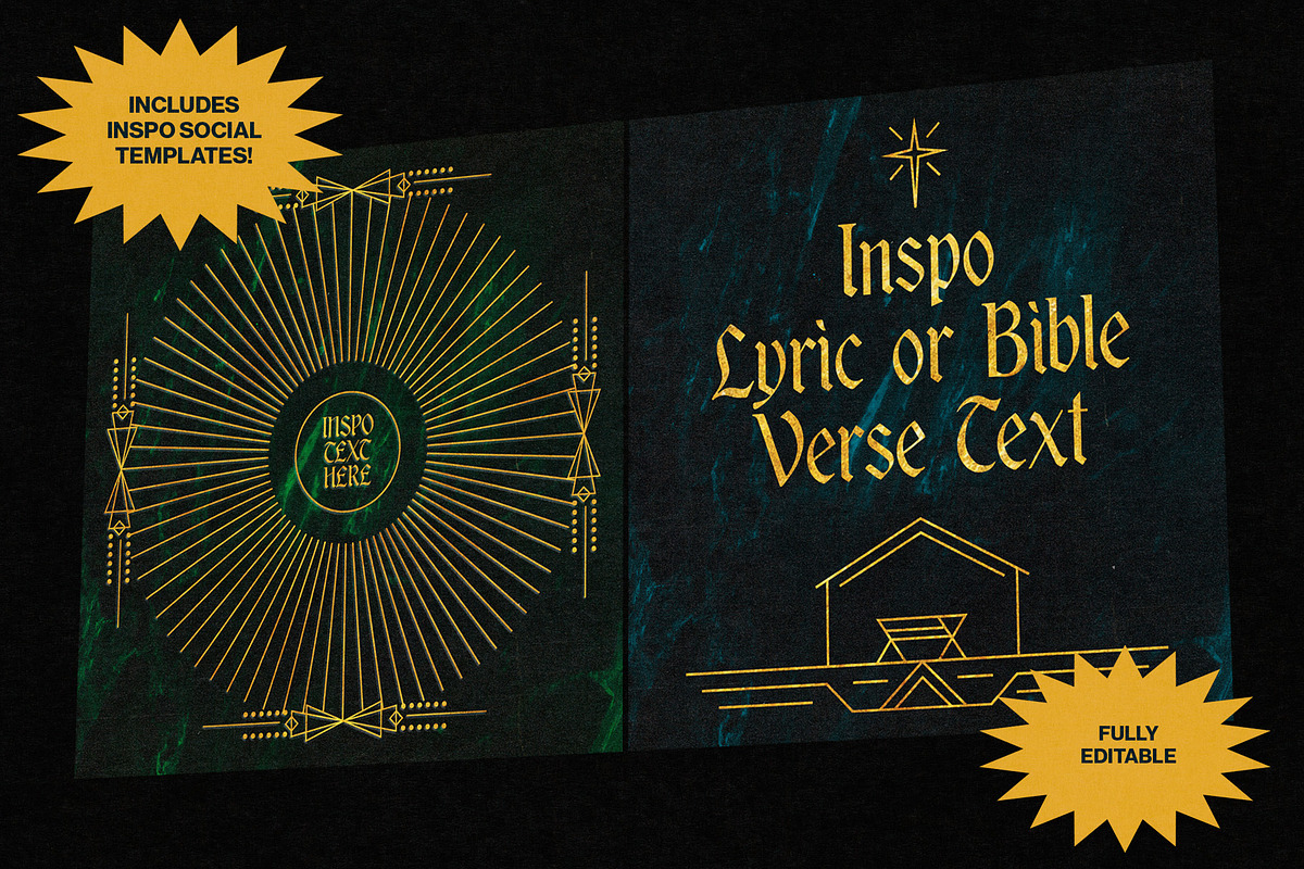 Christmas Sermon Series Graphics, a Graphic by Gloam Creative (Photo 2 of 6)