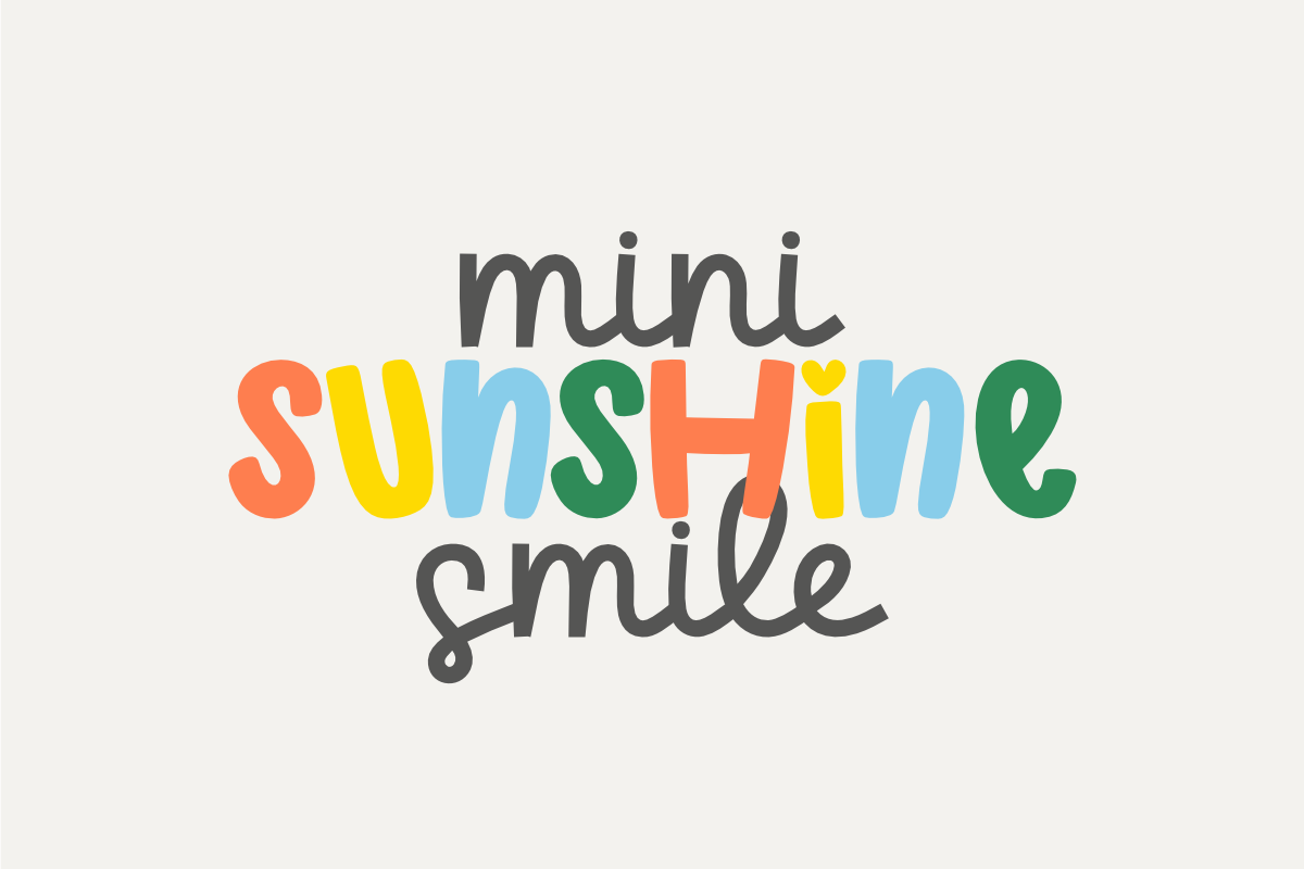 Little Cuties - Playful Display Font, a Handwritten Font by SaktiAvellin (Photo 2 of 8)