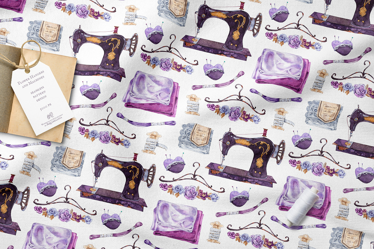 Sewing Watercolour Illustrations, an Education Illustration by Aquarellina (Photo 13 of 17)