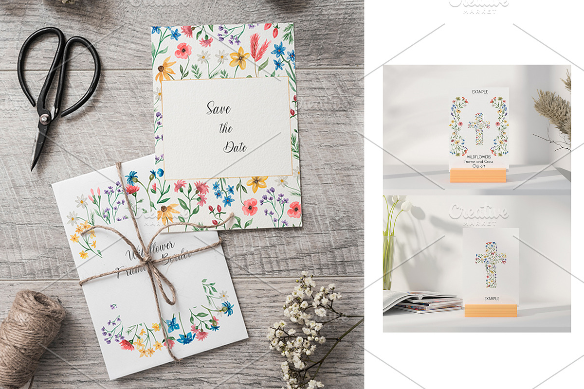 Watercolor Wildflowers Collection, a Decorative Illustration by MayaNavits (Photo 8 of 14)