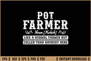 Pot Farmer Funny Definition SVG, an Illustration by Handy Arts Studio (Thumbnail 1 of 3)